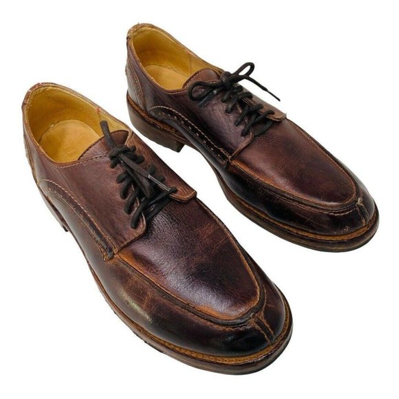Bed Stu Men Henry Oxfords 9.5 Cobbler Series Brown